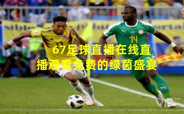 67足球直播在线直播观看免费的绿茵盛宴